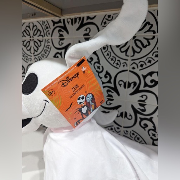 The Nightmare Before Christmas Zero Halloween 15 inch Greeter Plush - Picture 2 of 5
